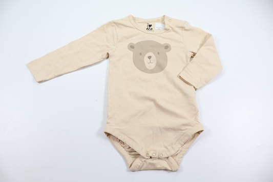 Body fra ICA I Love Eco - Størrelse 74 - Beige