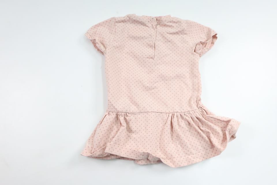 Prikket kjole fra Wheat - Størrelse 62 - Rosa