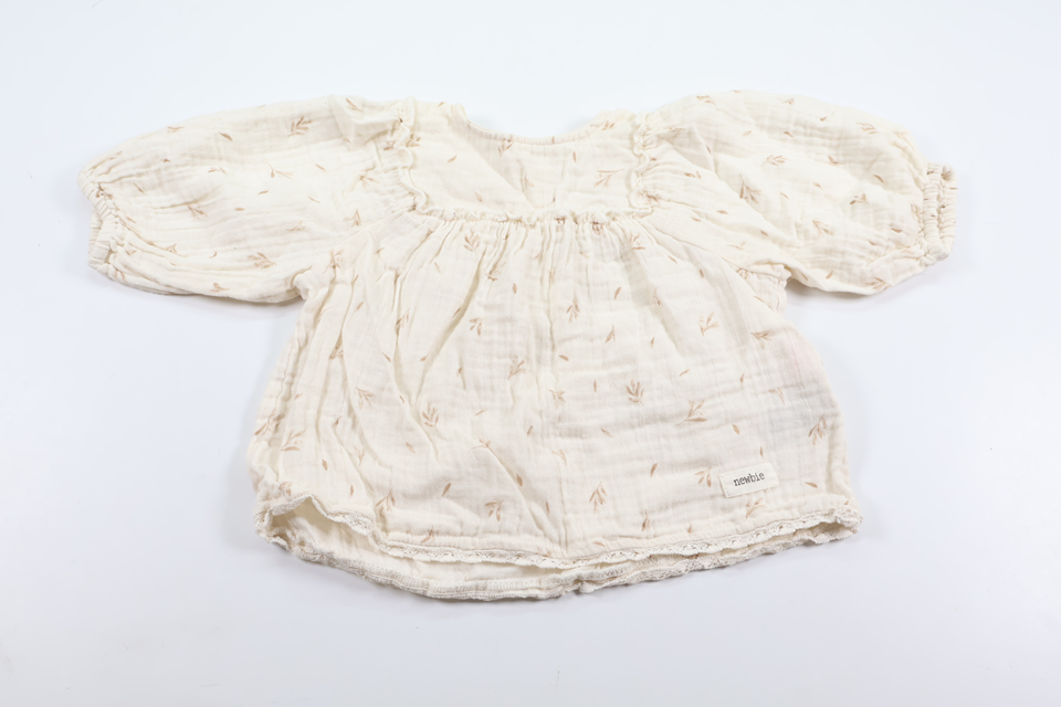 Tunika fra Newbie - Størrelse 74 - Off-white