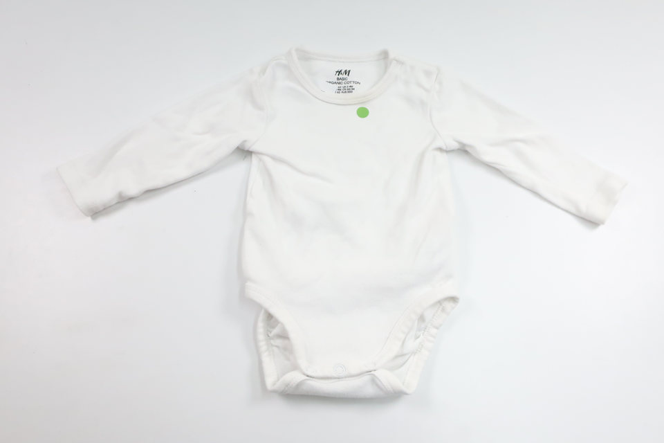 Bodysuit fra H&M - Størrelse 62 - Hvid