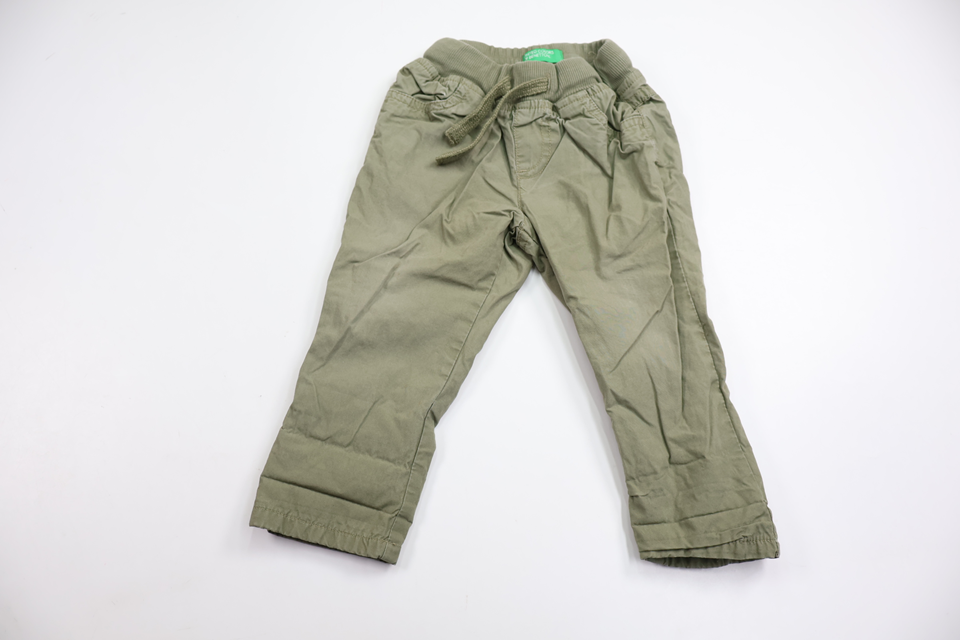 Fodrade byxor från United Colors of Benetton - Storlek 74 - Grön