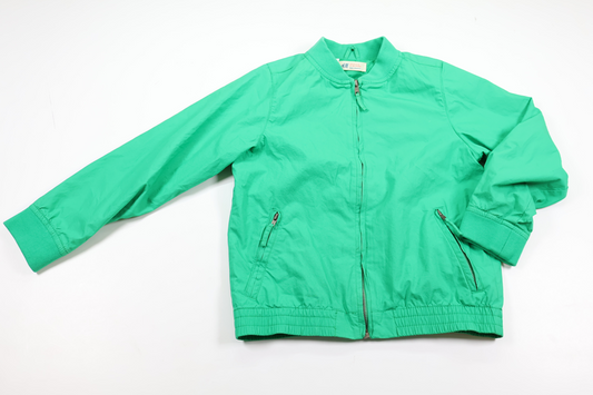 Vindjakke fra H&M - Størrelse 128 - Grøn