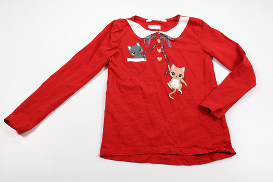 Juletrøje fra H&M - Størrelse 122/128 - Rød