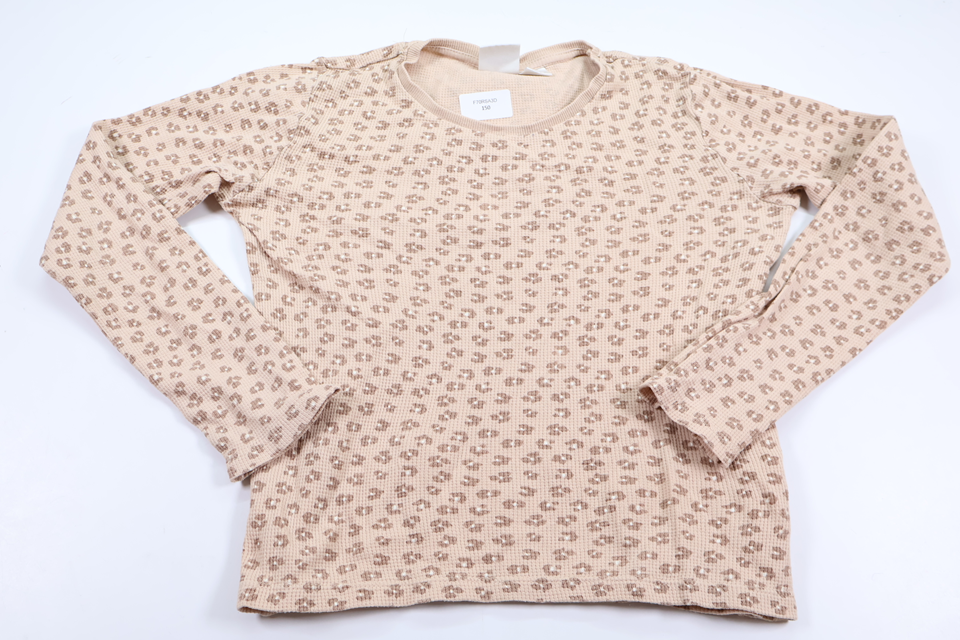 Leopardmønstret trøje fra Zara - Størrelse 134 - Beige