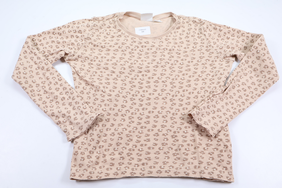 Leopardmønstret trøje fra Zara - Størrelse 134 - Beige