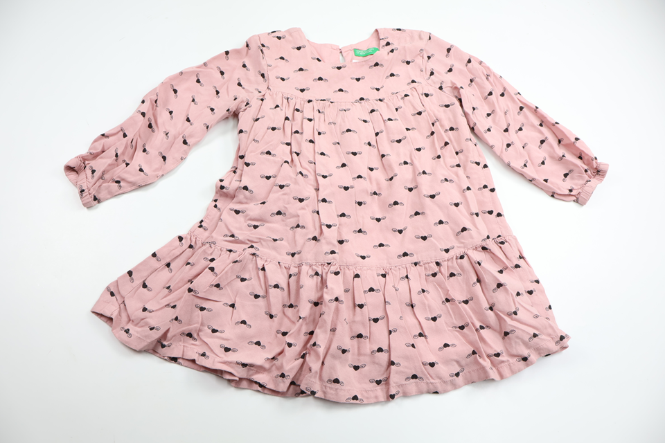 Klänning från United Colors of Benetton - Storlek 98 - Rosa