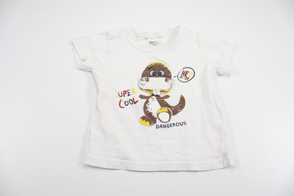 T-shirt fra Civil Baby - Størrelse 86/92 - Hvid