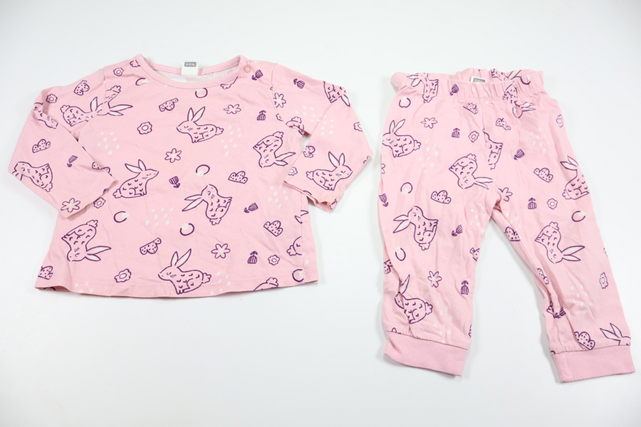 Todelt pyjamas fra LC Waikiki - Størrelse 74/80 - Rosa