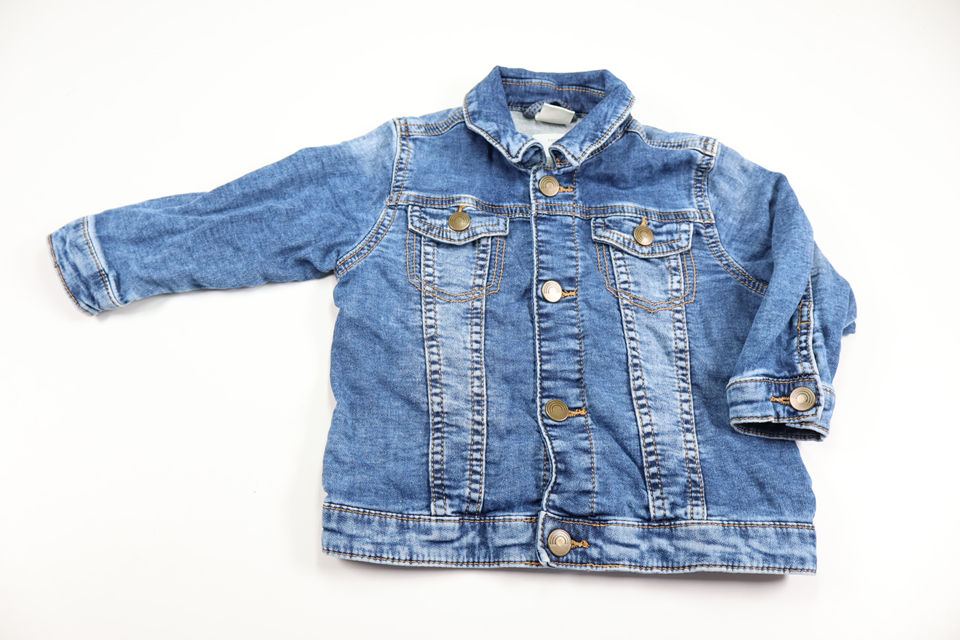 Cowboyjakke fra Lindex - Størrelse 80 - Denim