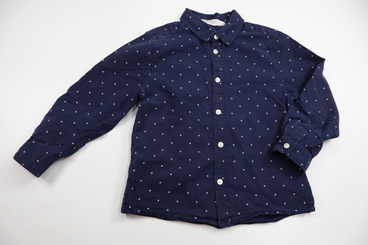Skjorta från H&M - Storlek 110 - Marinblå