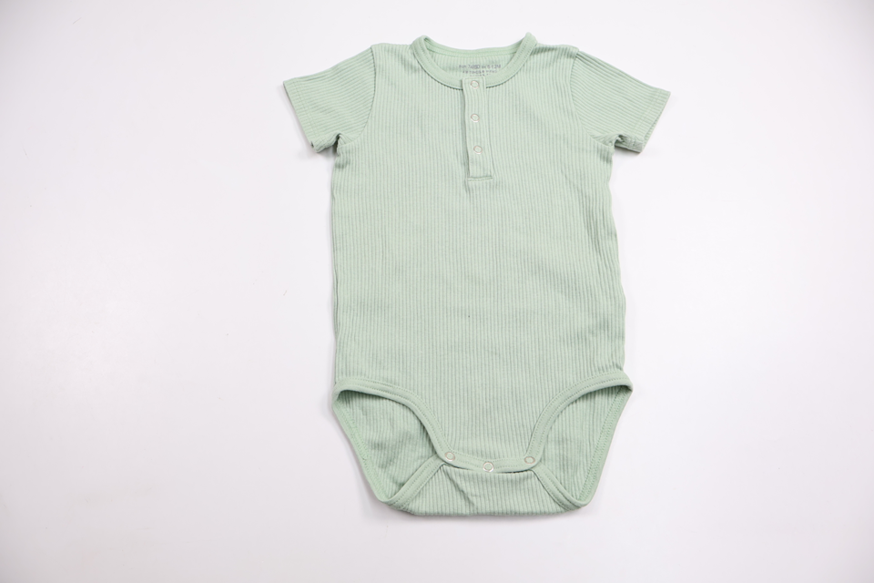 Ribbad body från Arket - Storlek 74/80 - Grön