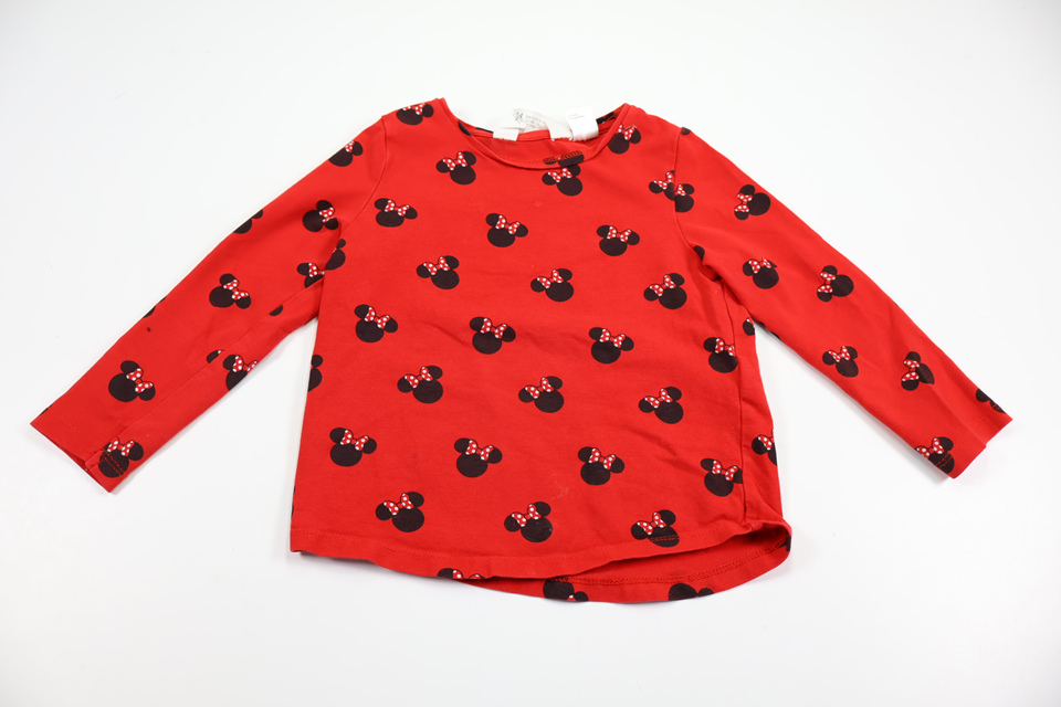 Trøje med Minnie fra H&M - Størrelse 92 - Rød