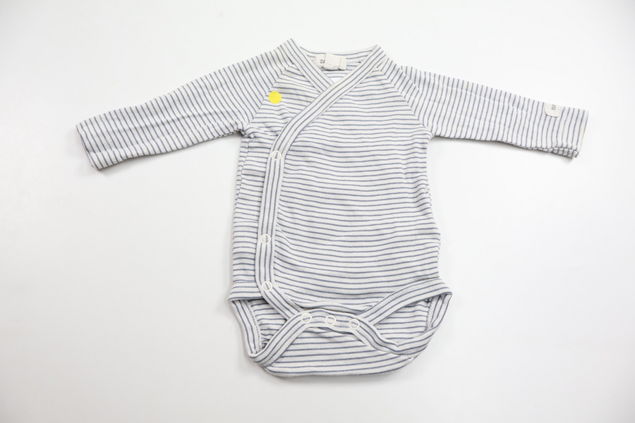 Randig omlottbody från Newbie - Storlek 56 - Blå