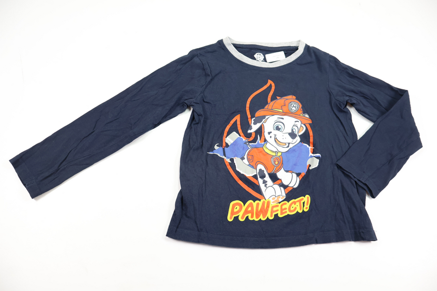 Pyjamastop fra Nickelodeon - Størrelse 122/128 - Marineblå