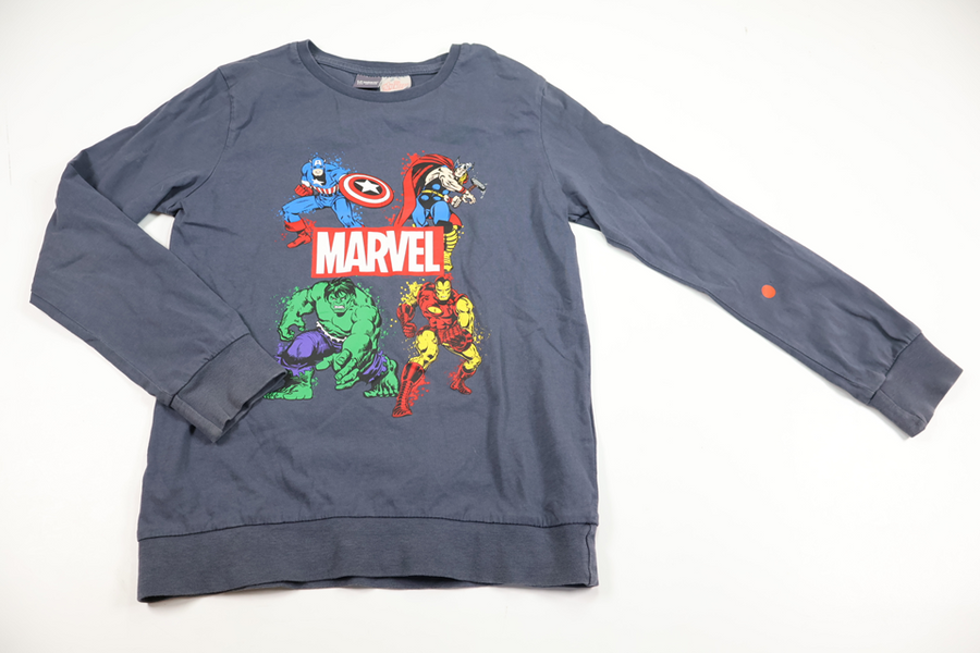 Trøje med Marvel fra LC Waikiki - Størrelse 128/134 - Blå