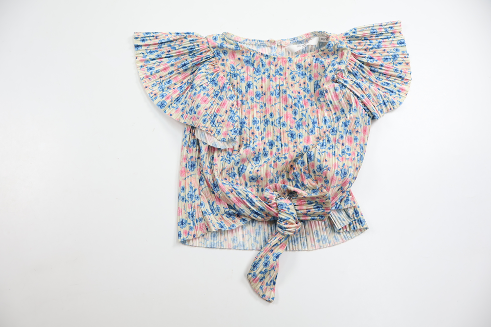 Blommig blus från My Wear Kids - Storlek 86/92 - Beige