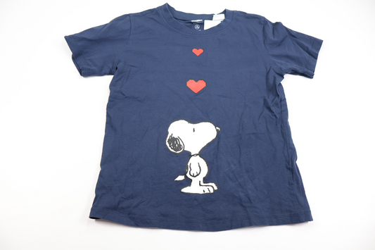 T-shirt med Snoopy fra Mavi - Størrelse 134/140 - Marineblå