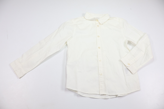 Skjorte fra H&M - Størrelse 116 - Hvid