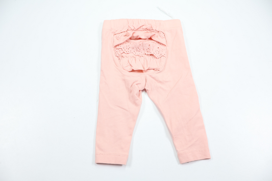 Bukser med flæser fra Tiny One - Størrelse 62 - Pink