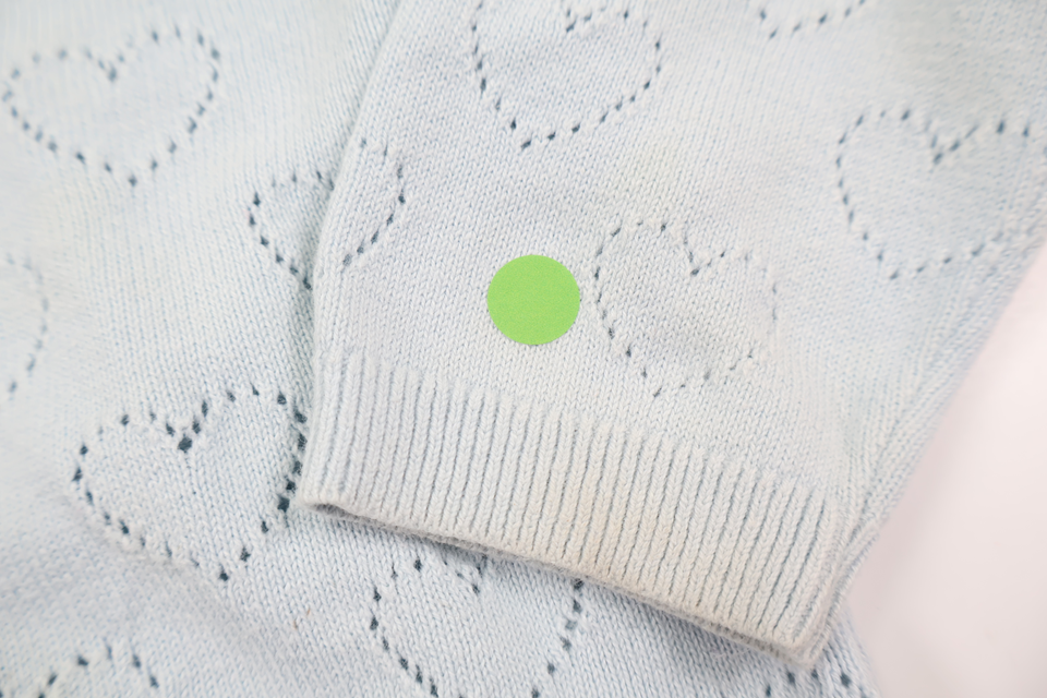 Strikket cardigan fra H&M - Størrelse 92 - Blå