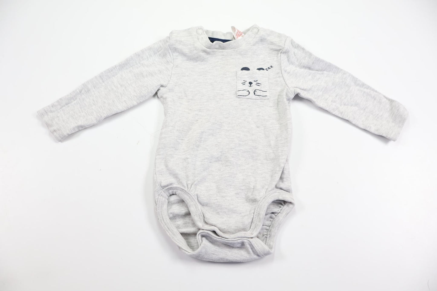 Body fra H&M - Størrelse 56/62 - Grå