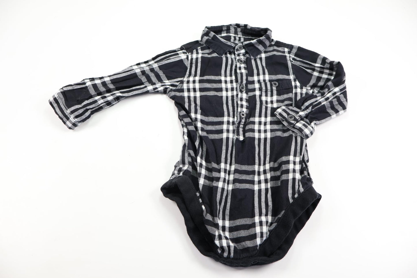 Ternet body fra Primark - Størrelse 86 - Sort