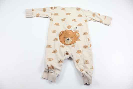 Pyjamas med bamser fra Lindex - Størrelse 68 - Beige