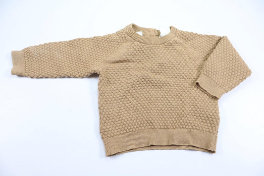 Strikket trøje fra H&M - Størrelse 62 - Beige