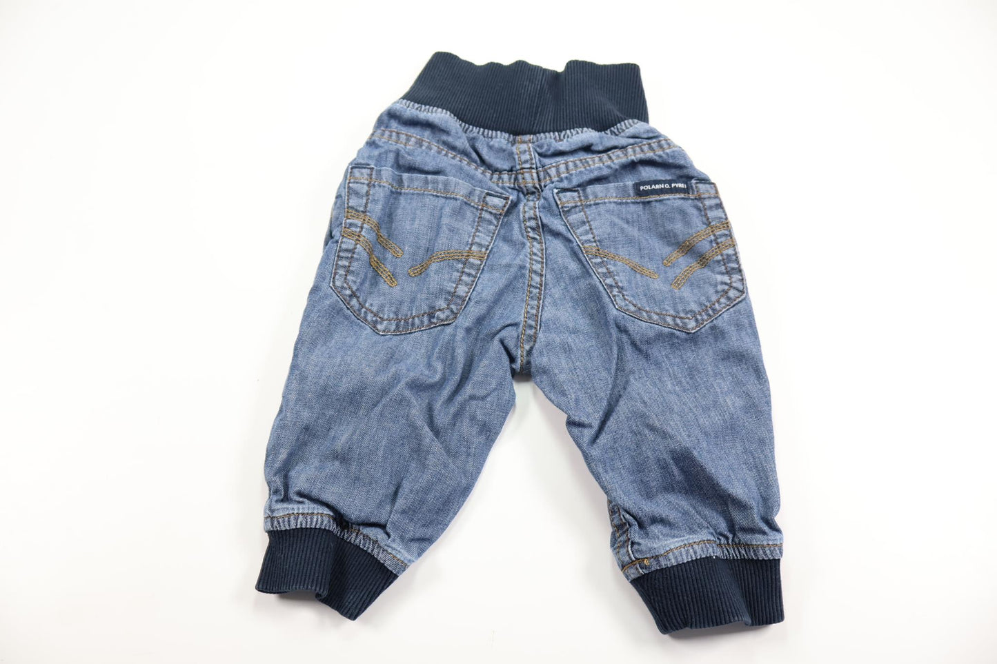 Jeansbukser fra Polarn o. Pyret - Str. 62 - Denim
