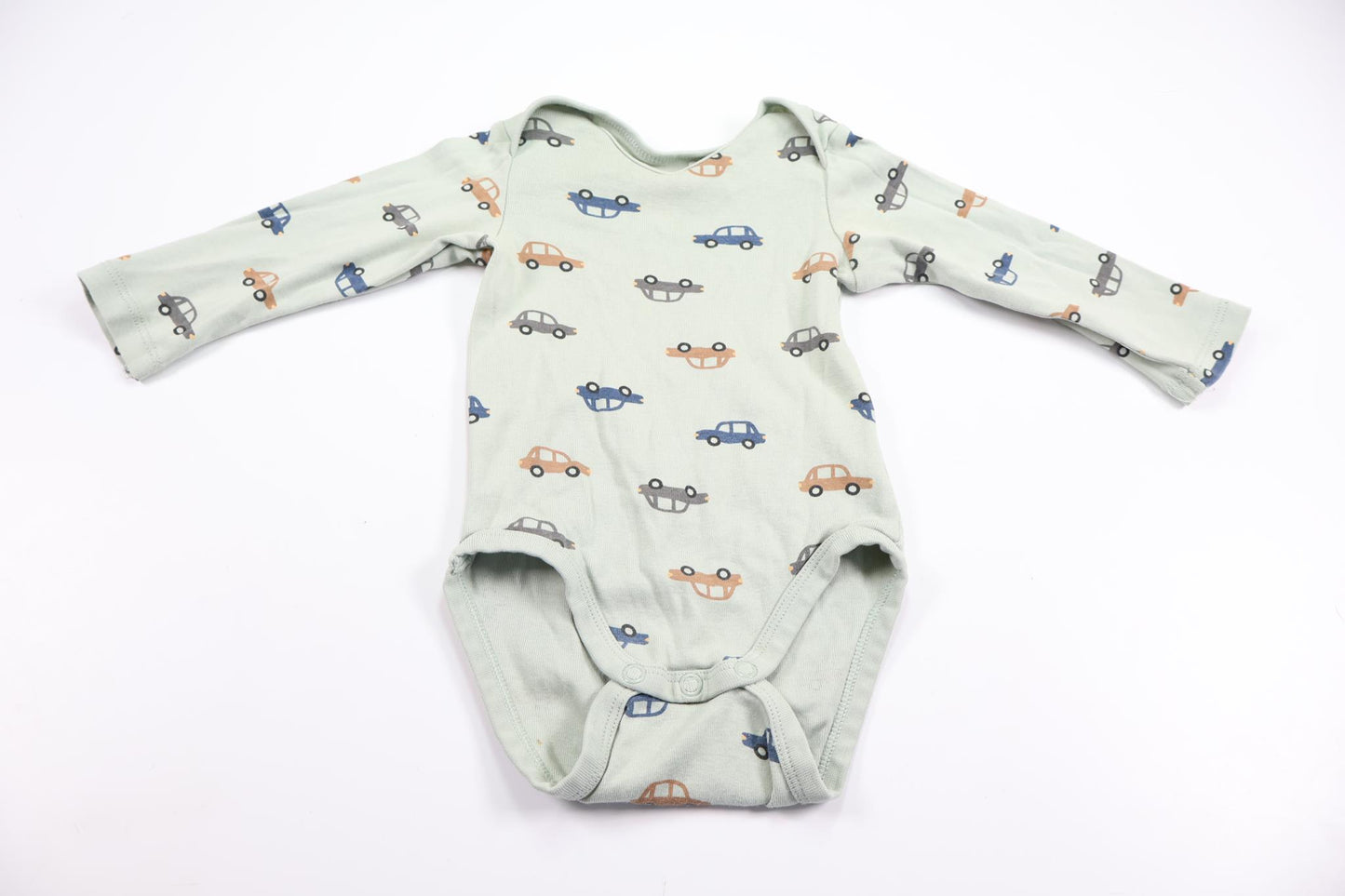 Body med biler fra H&M - Størrelse 62/68 - Blå