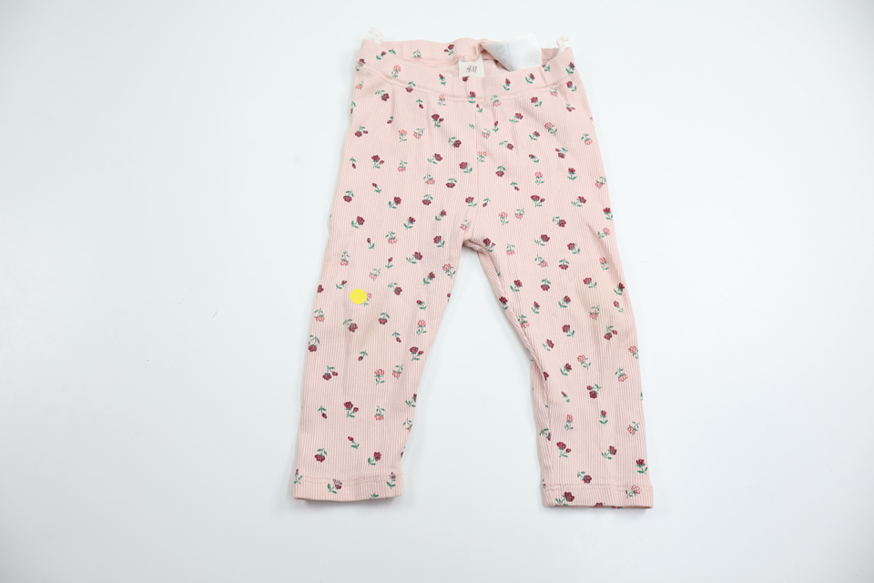 Ribbade byxor från H&M - Storlek 74 - Rosa