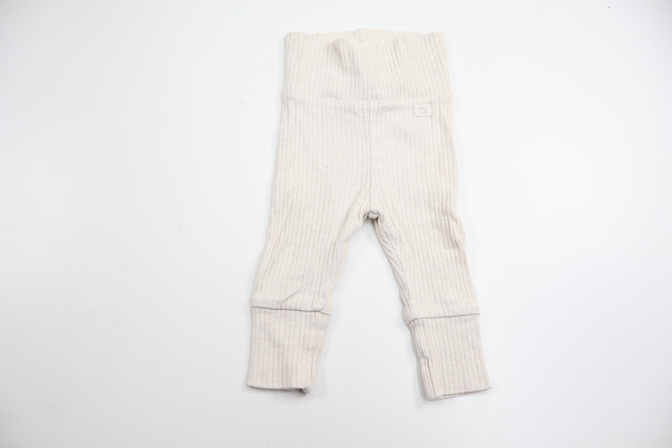 Ribbade byxor från H&M - Storlek 56 - Benvit