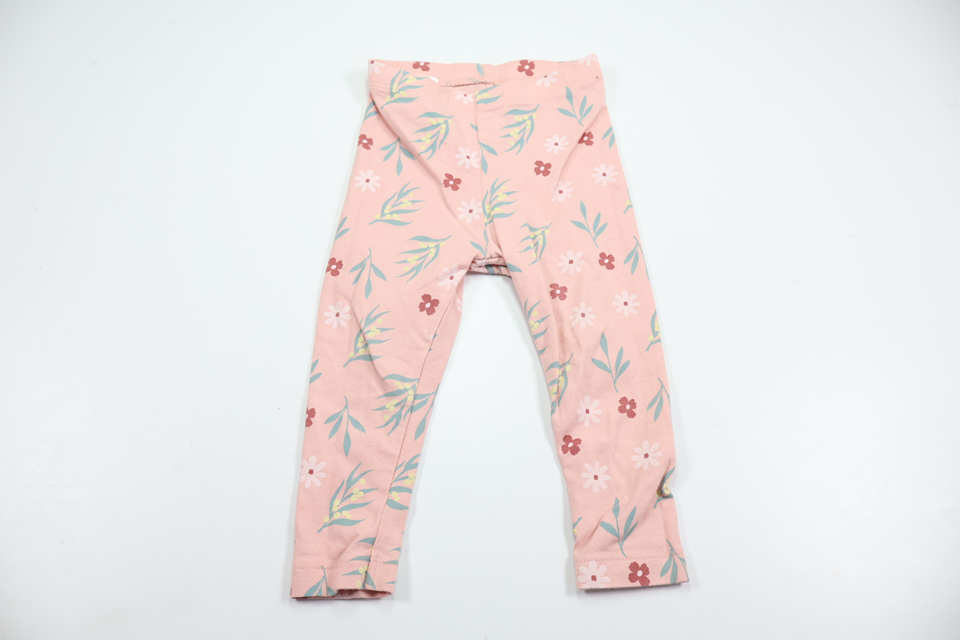 Blomstrede leggings fra Lupilu - Størrelse 74/80 - Rosa