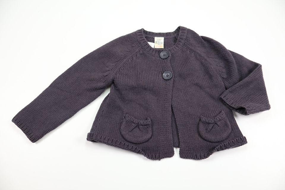 Strikket cardigan fra Zara - Størrelse 74 - Grå