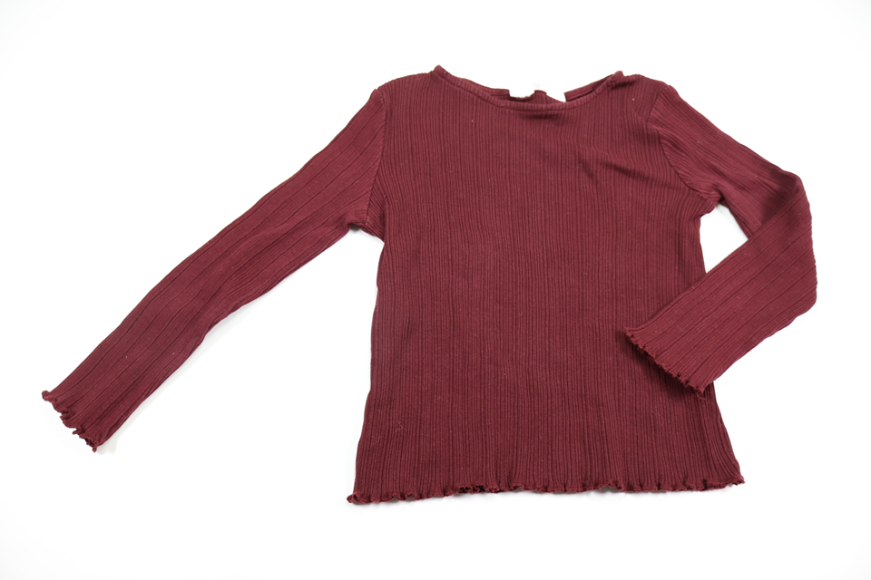 Sweater fra H&M - Størrelse 110/116 - Bordeauxrød