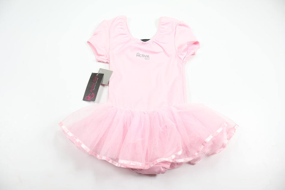 Dansedragt fra Active Girl Sportswear - Størrelse 92 - Rosa