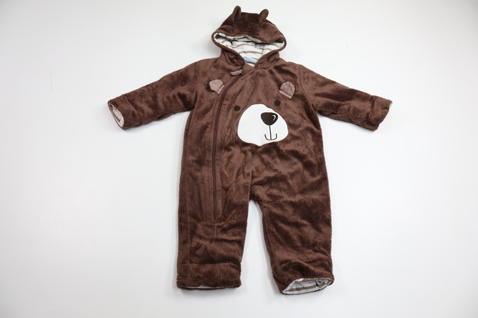 Fleeceoverall Nalle från Topomini - Storlek 62 - Brun