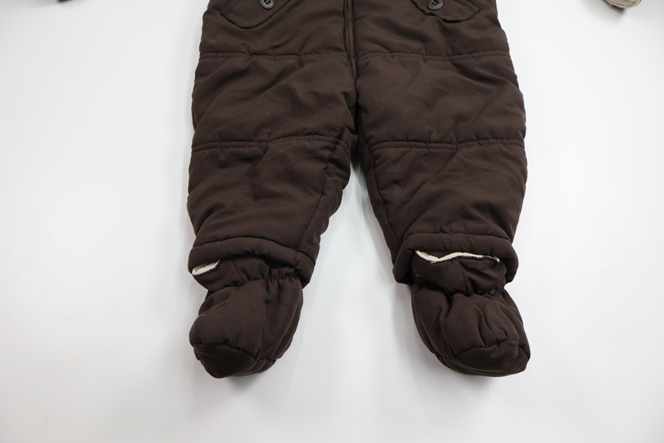 Fleecefodrad overall från Baby Club by C&A - Storlek 80 - Brun