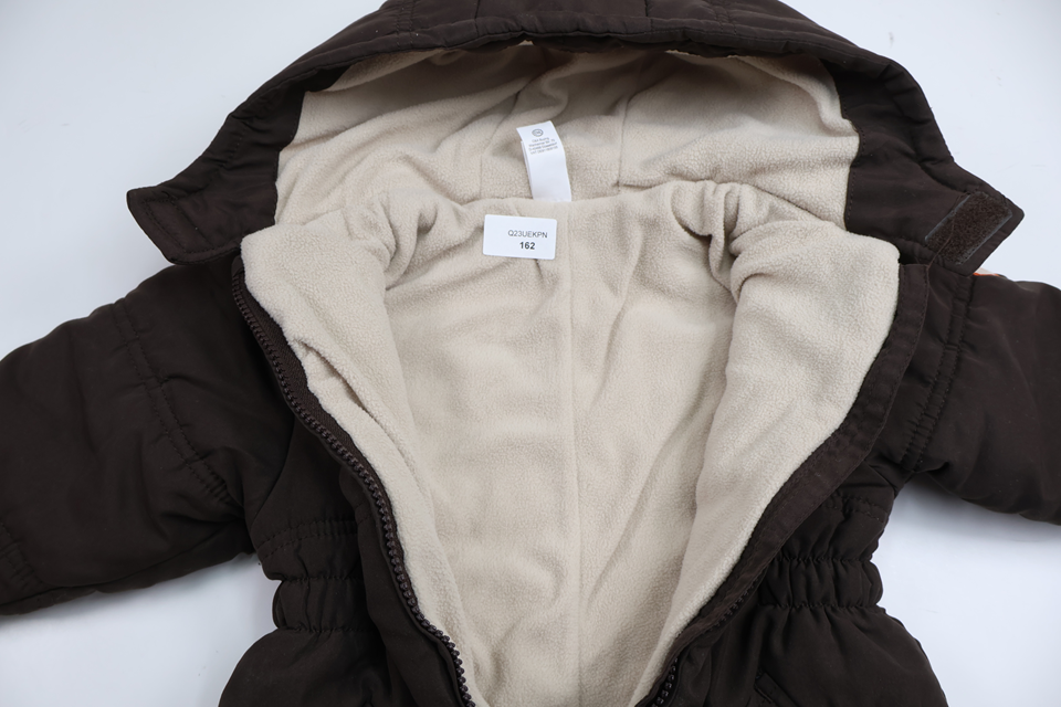 Fleecefodrad overall från Baby Club by C&A - Storlek 80 - Brun