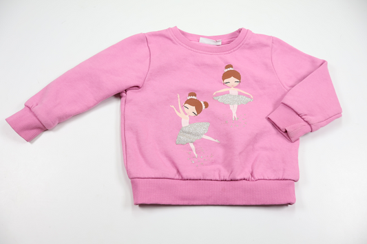 Sweatshirt fra Name It - Størrelse 86 - Rosa