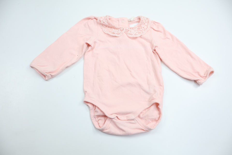 Body med krage från H&M - Storlek 80 - Rosa