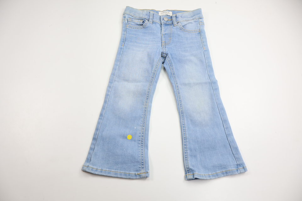 Utsvängda byxor från Lindex - Storlek 98 - Denim