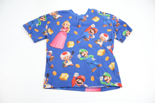 T-shirt med Super Mario från H&M - Storlek 98/104 - Blå