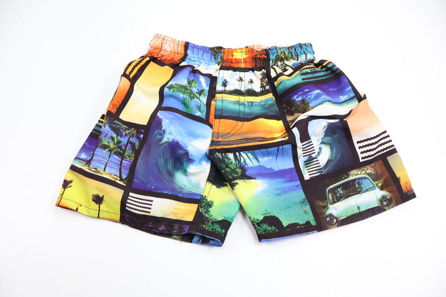 Badeshorts fra Ukendt - Størrelse 92/98 - Multi