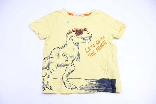 T-shirt fra H&M - Størrelse 110/116 - Gul
