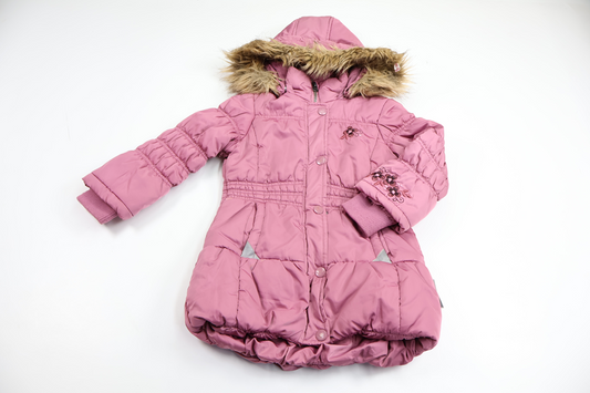 Vinterjakke fra Name It - Størrelse 98 - Rosa