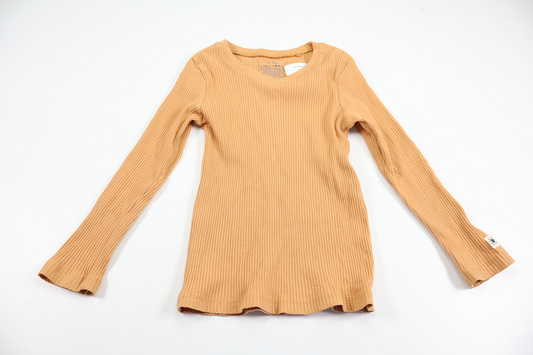 Ribbet trøje fra Lindex - Størrelse 104 - Orange