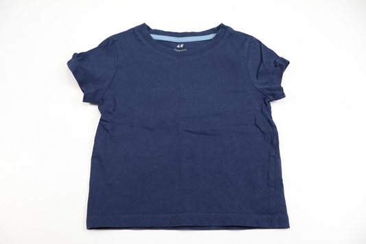 T-shirt fra H&M - Størrelse 92 - Marineblå