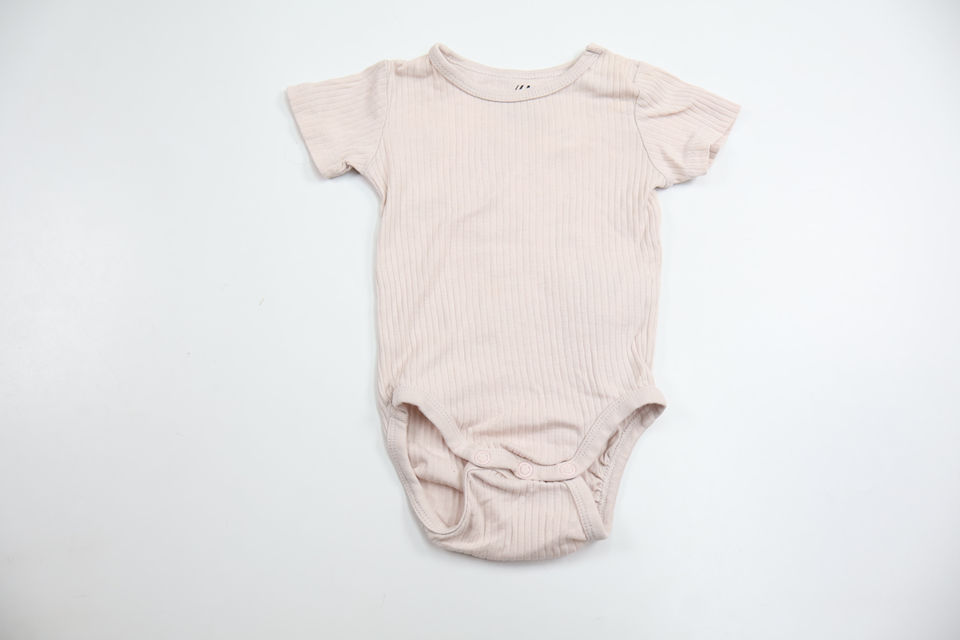 Ribbad body från H&M - Storlek 62 - Rosa