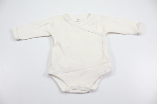 Wrap-body fra Basic U - Størrelse 50 - Hvid